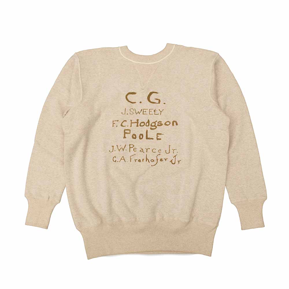 WAREHOUSE - Lot.403 - SET IN FREEDOM SWEATSHIRT - C.G. - 403CG-25