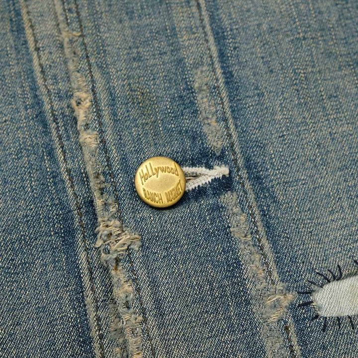 HOLLYWOOD RANCH MARKET - Light Denim Attachment Remake Short Coverall - 1018003