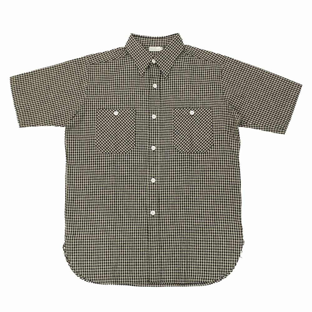 WAREHOUSE - Lot 3056 - SHORT SLEEVE CHECK WORK SHIRTS - A柄 - 3056A-25
