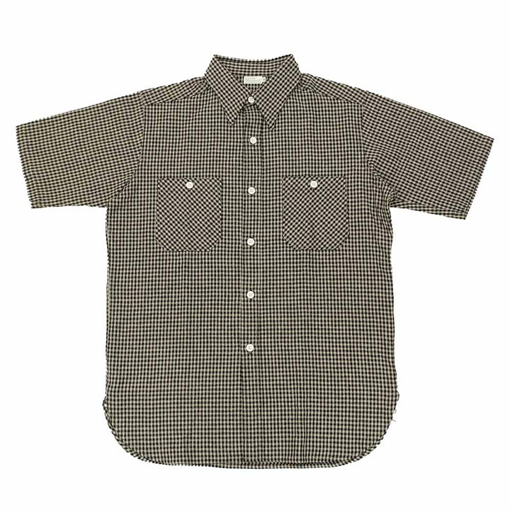WAREHOUSE - Lot 3056 - SHORT SLEEVE CHECK WORK SHIRTS - A柄 - 3056A-25