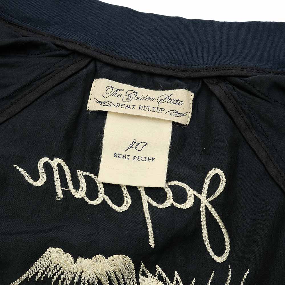 REMI RELIEF - Cupro Cotton Twill Blouson - Embroidery - RN26349013