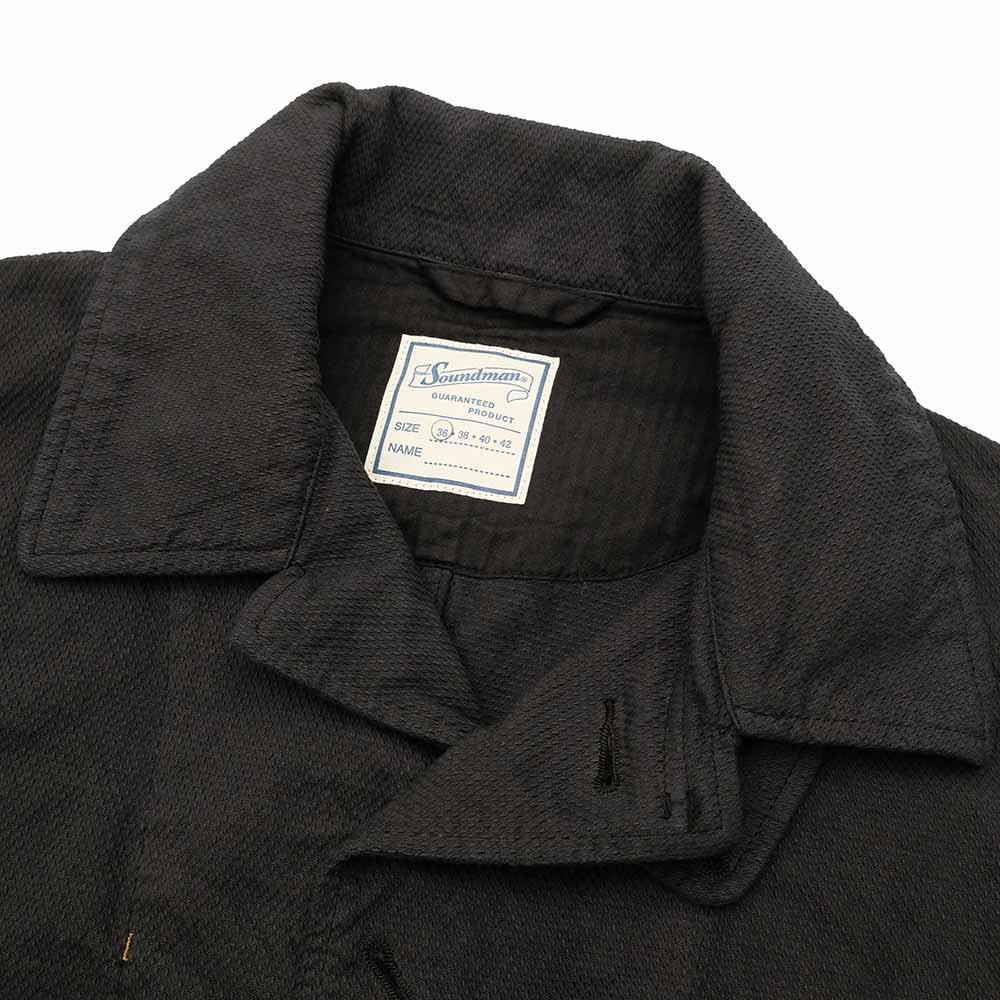 Soundman - Coverall Jacket - Birmingham - Sashiko Style Dobby - M374-454Y