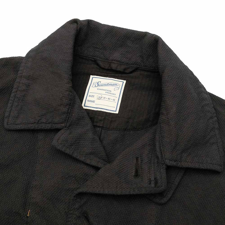 Soundman - Coverall Jacket - Birmingham - Sashiko Style Dobby - M374-454Y