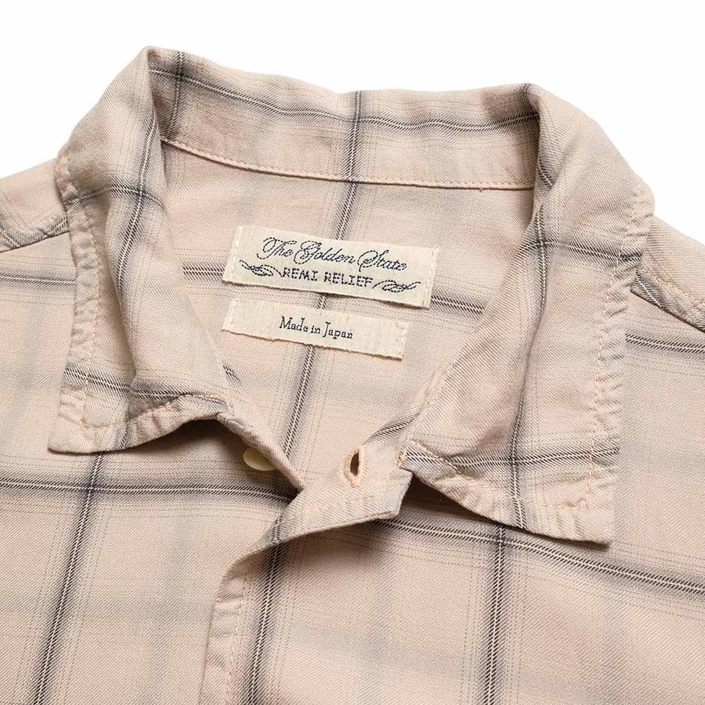 REMI RELIEF - Rayon Twill Plaid Shirt - RN30389053