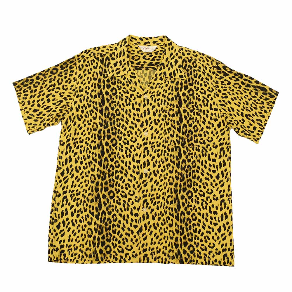 STAR OF HOLLYWOOD - HIGH DENSITY RAYON OPEN SHIRT - LEOPARD - SH39490