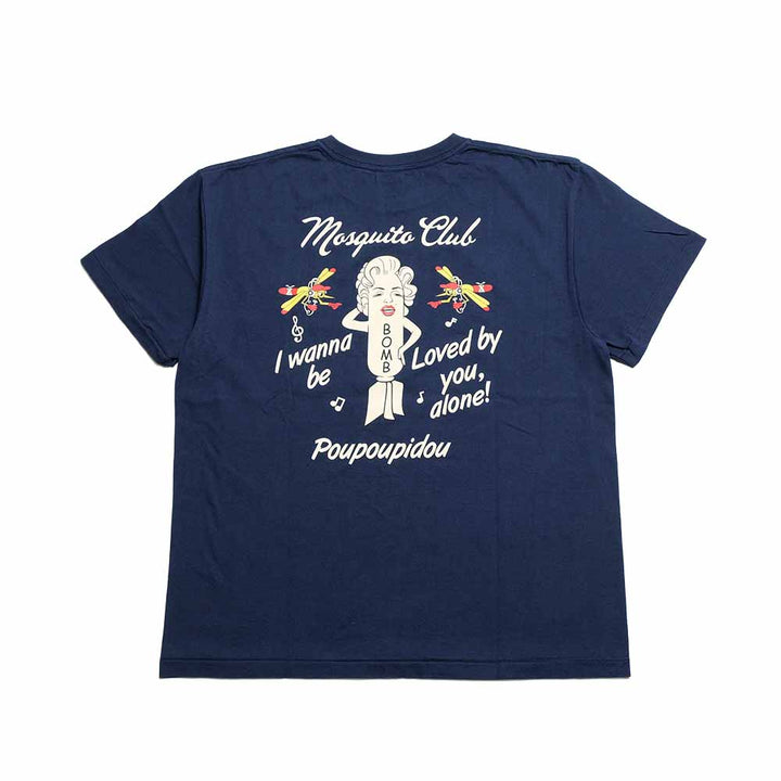 BUZZ RICKSON'S - POST EXCHANGE T-SHIRT - MOSQUITO CLUB - BR79758