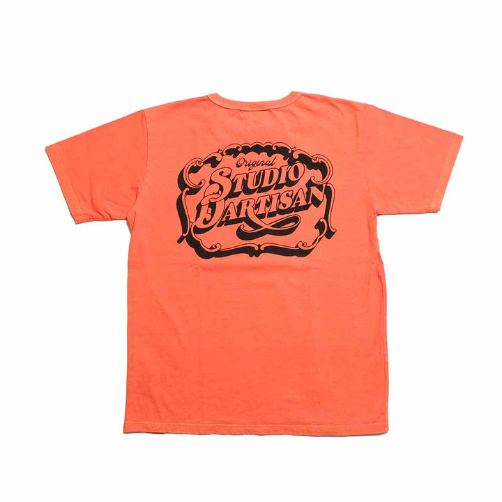 STUDIO D’ARTISAN - USA COTTON T-SHIRT - SURF - 8207A