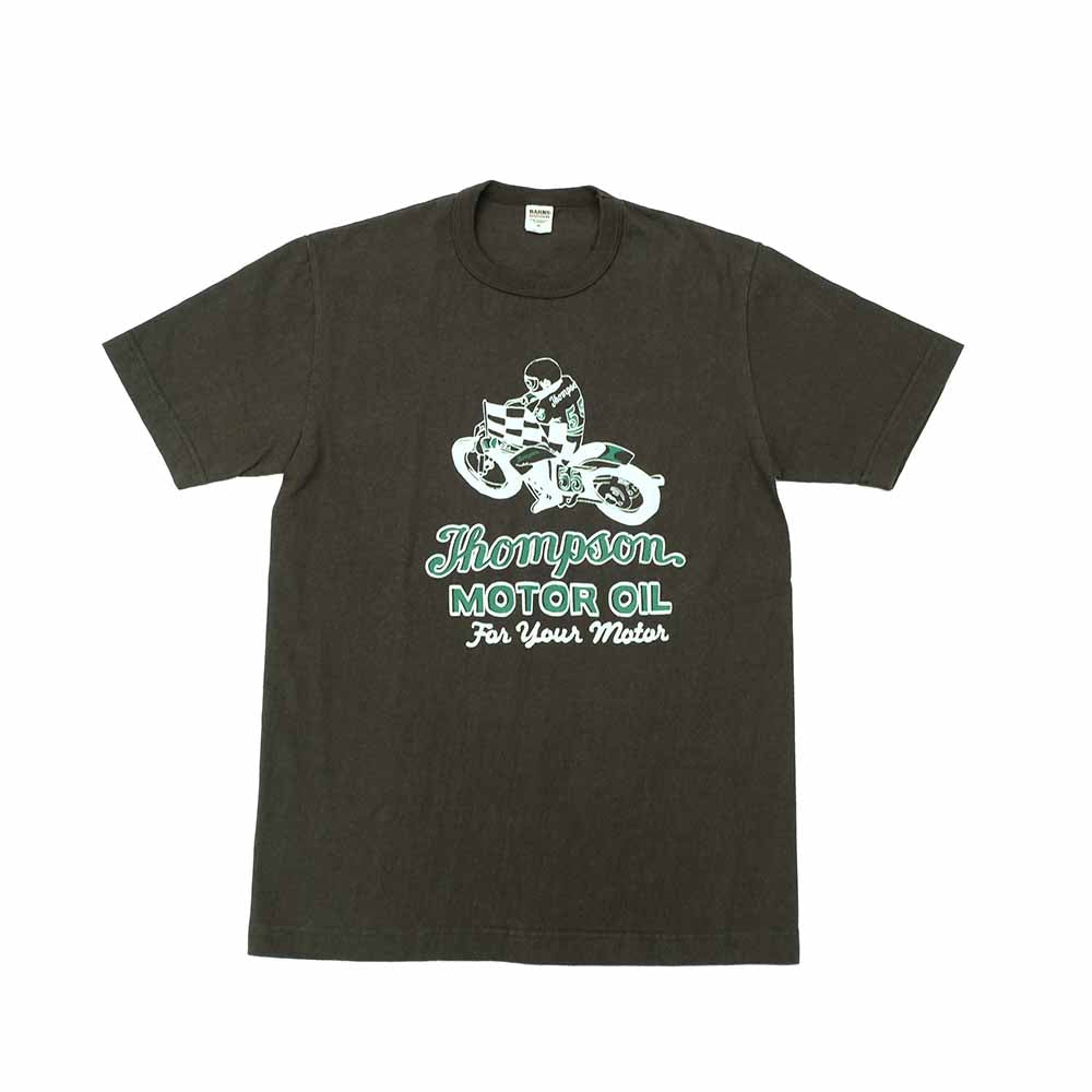 BARNS - STANDARD - TSURIAMI Crew Neck Print T-Shirt - Thompson MOTOR OIL - BR-25290