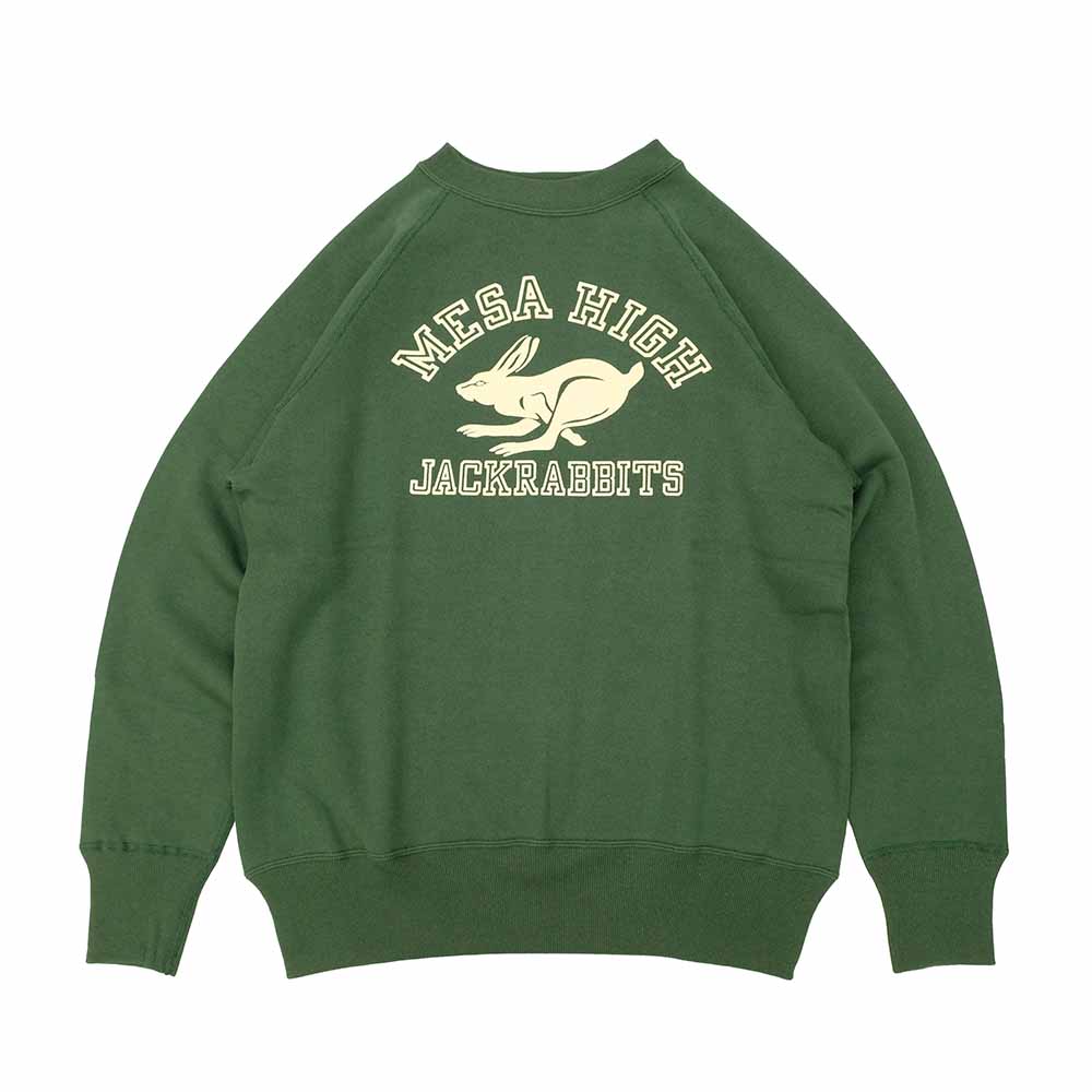 WAREHOUSE - Lot.409 - RAGLAN CREW SWEAT - MESA HIGH - 409MES-25