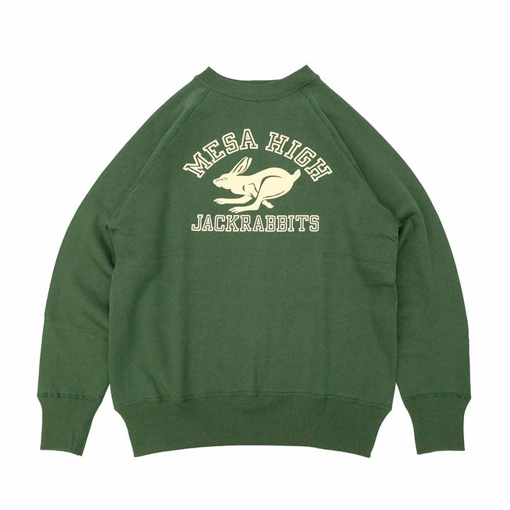 WAREHOUSE - Lot.409 - RAGLAN CREW SWEAT - MESA HIGH - 409MES-25