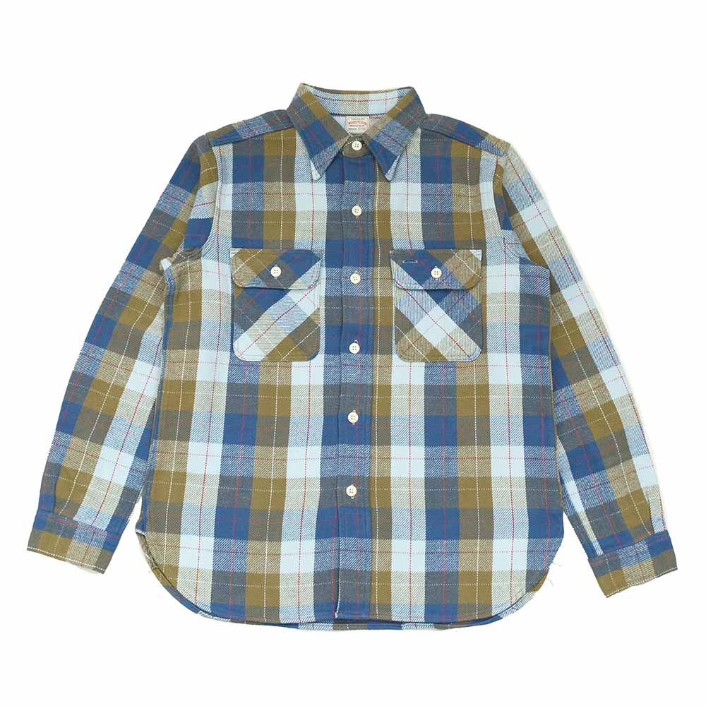 WAREHOUSE - Lot.3104 FLANNEL SHIRTS - E柄 - WH-3104E24