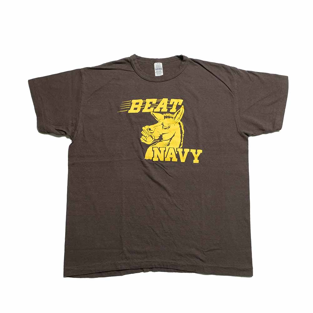 WAREHOUSE - 2ND HAND SERIES - Lot.4064 - S/S T-SHIRTS - BEAT NAVY - 4064BEA-26