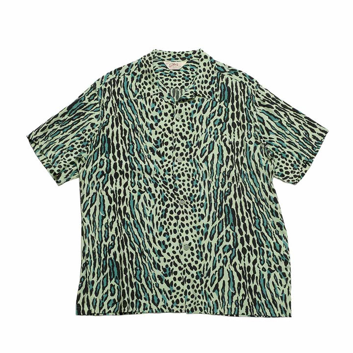 STAR OF HOLLYWOOD - HIGH DENSITY RAYON OPEN SHIRT - OCELOT - SH39708