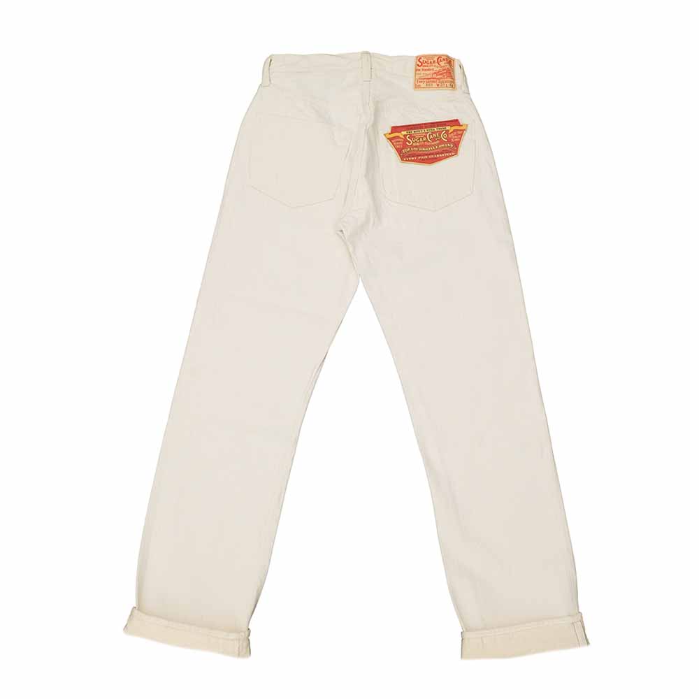SUGAR CANE - 13oz. WHITE DENIM - 1947 MODEL - REGULAR STRAIGHT - SC42560