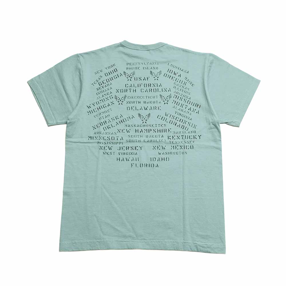 BUZZ RICKSON'S - S/S T-SHIRT - AIR BASE STENCIL - BR79779