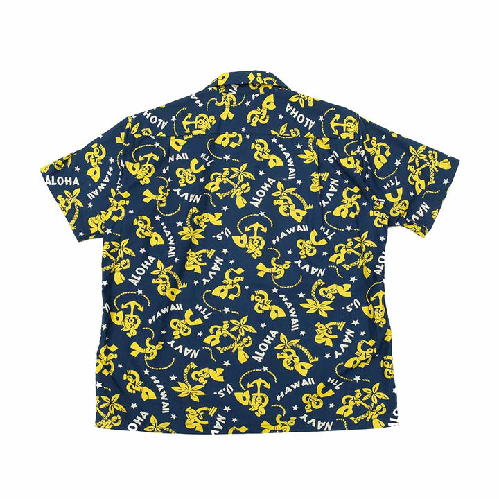 SUN SURF - COTTON RIPSTOP OPEN SHIRT - SAILOR MOKU STARS - SS39280
