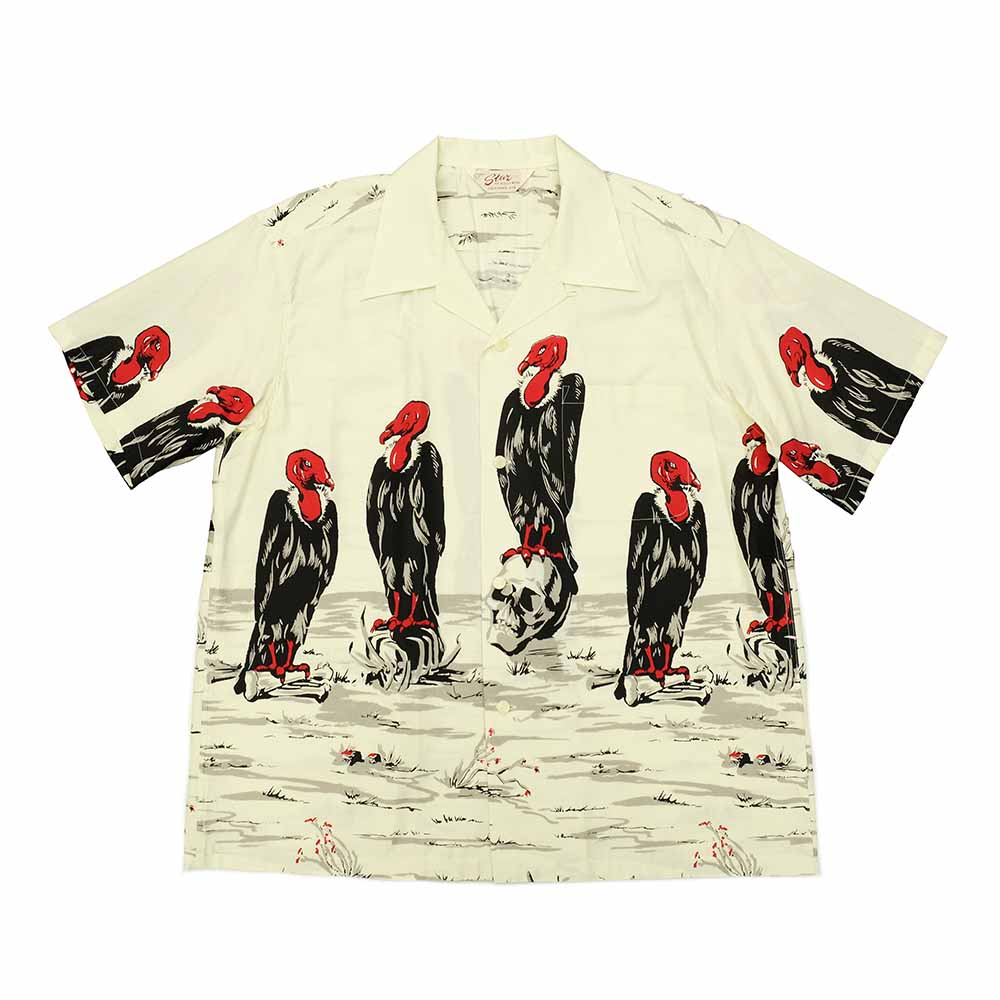 STAR OF HOLLYWOOD - COTTON TYPEWRITER OPEN SHIRT - CONDOR