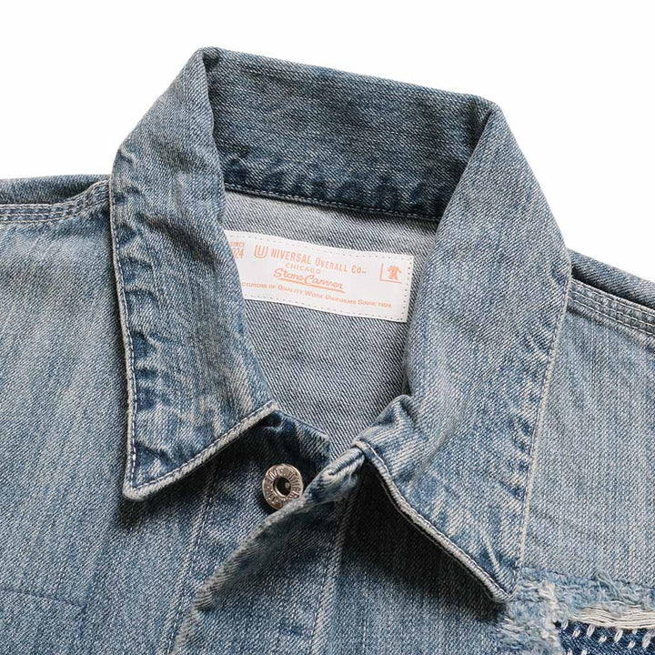 UNIVERSAL OVERALL - 12.75oz CONE DENIM REMAKE COVERALL - HT2433400-F