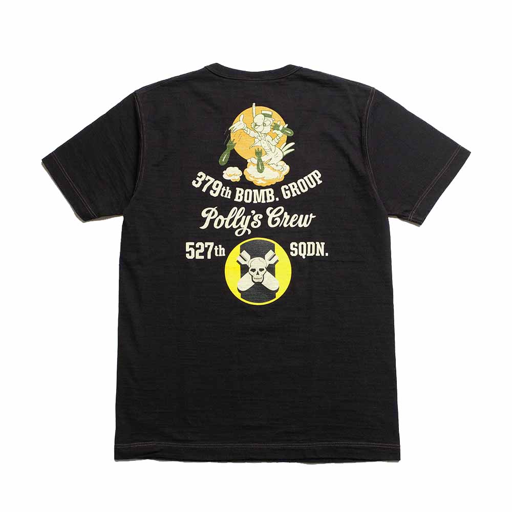 BUZZ RICKSON'S - SLUB YARN T-SHIRT - 527th BOMB.SQ. - BR79731