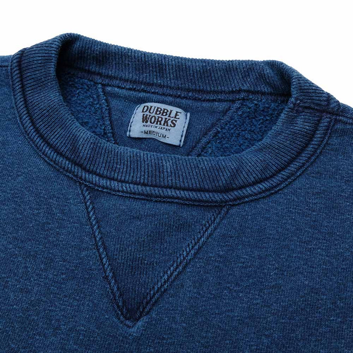 DUBBLE WORKS - LOOP WHEEL SWEATSHIRTS - INDIGO DYE - 86001SW-25-ND