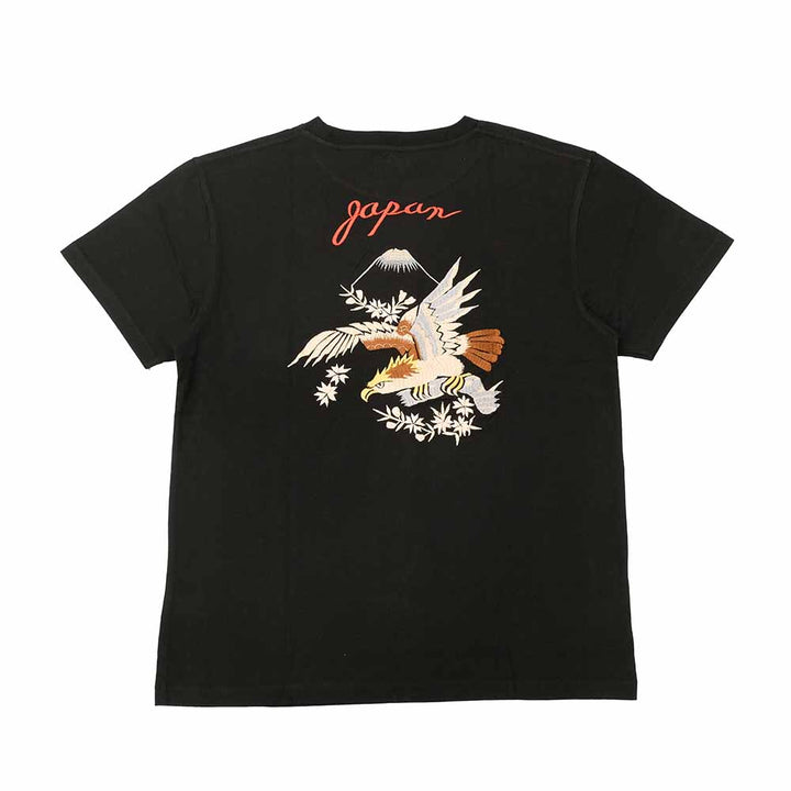 TAILOR TOYO - S/S SUKA T-SHIRT - EMBROIDERED - EAGLE - TT79587
