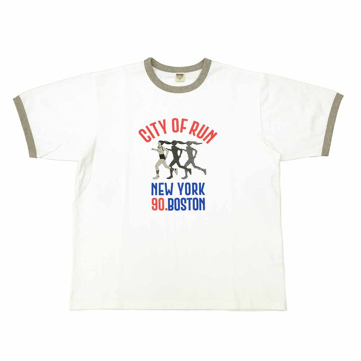 BARNS - RINGER PRINT TEE - CITY OF RUN - BR-25168
