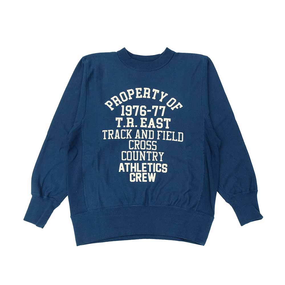 BARNS - Vintage Like Print Sweatshirt - ATHLETICS CREW - BR-25455
