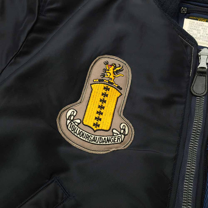 BUZZ RICKSON'S - Type B-15C(MOD.) A.F.BLUE - 34th BOMB.SQ.THUNDERBIRDS - BR15744