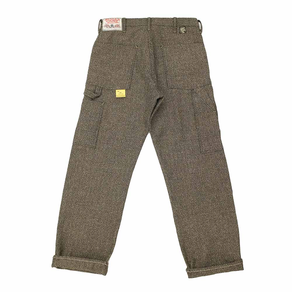 SUGAR CANE - FICTION ROMANCE - 16.7oz. INDIGO TWEED WORK PANTS - SC42609
