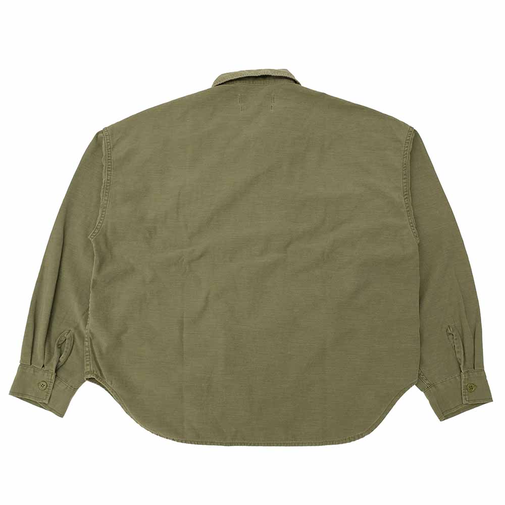 REMI RELIEF - WIDE MILITARY SHIRT - Large Flower Studs - RN2043SDO