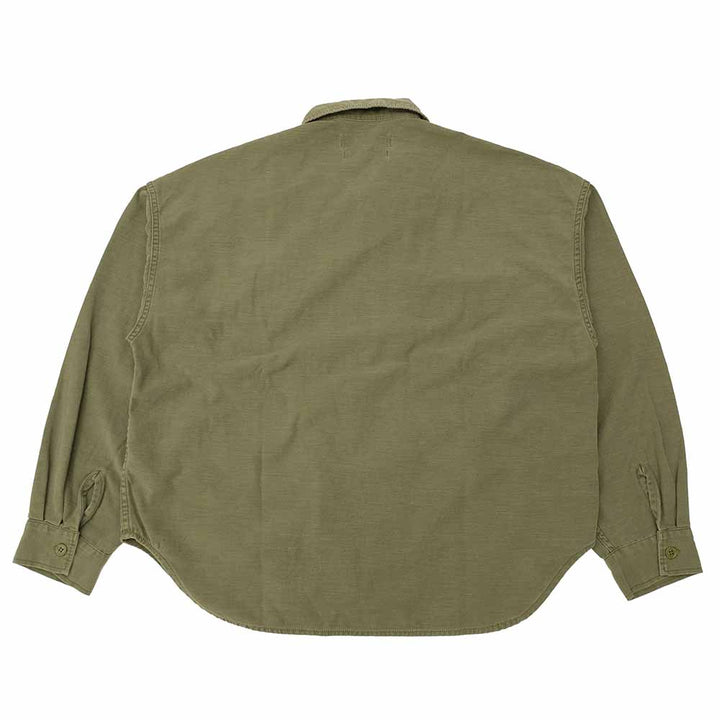 REMI RELIEF - WIDE MILITARY SHIRT - Large Flower Studs - RN2043SDO