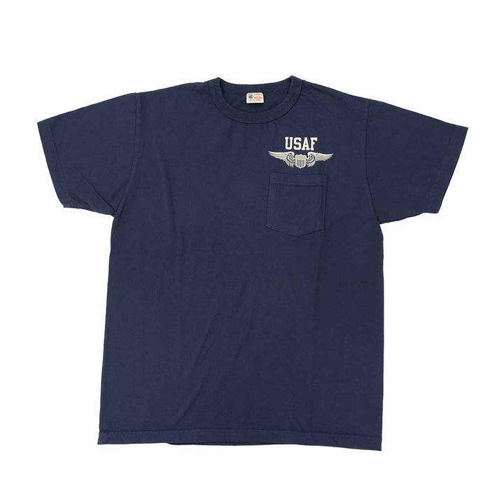 BUZZ RICKSON'S - S/S POCKET T-SHIRT - U.S. AIR FORCE - BR79579
