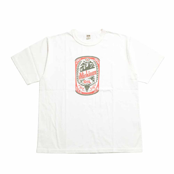 BARNS - TOUGH NECK S/S PRINT T-SHIRT - Michigan OIL - BR-26259