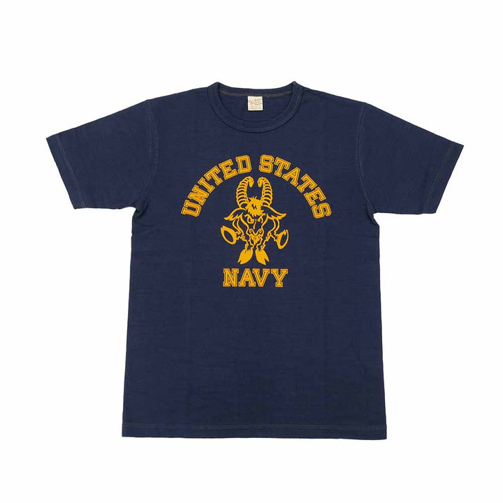 BUZZ RICKSON'S - SLUB YARN T-SHIRT - UNITED STATES NAVY - BR79566