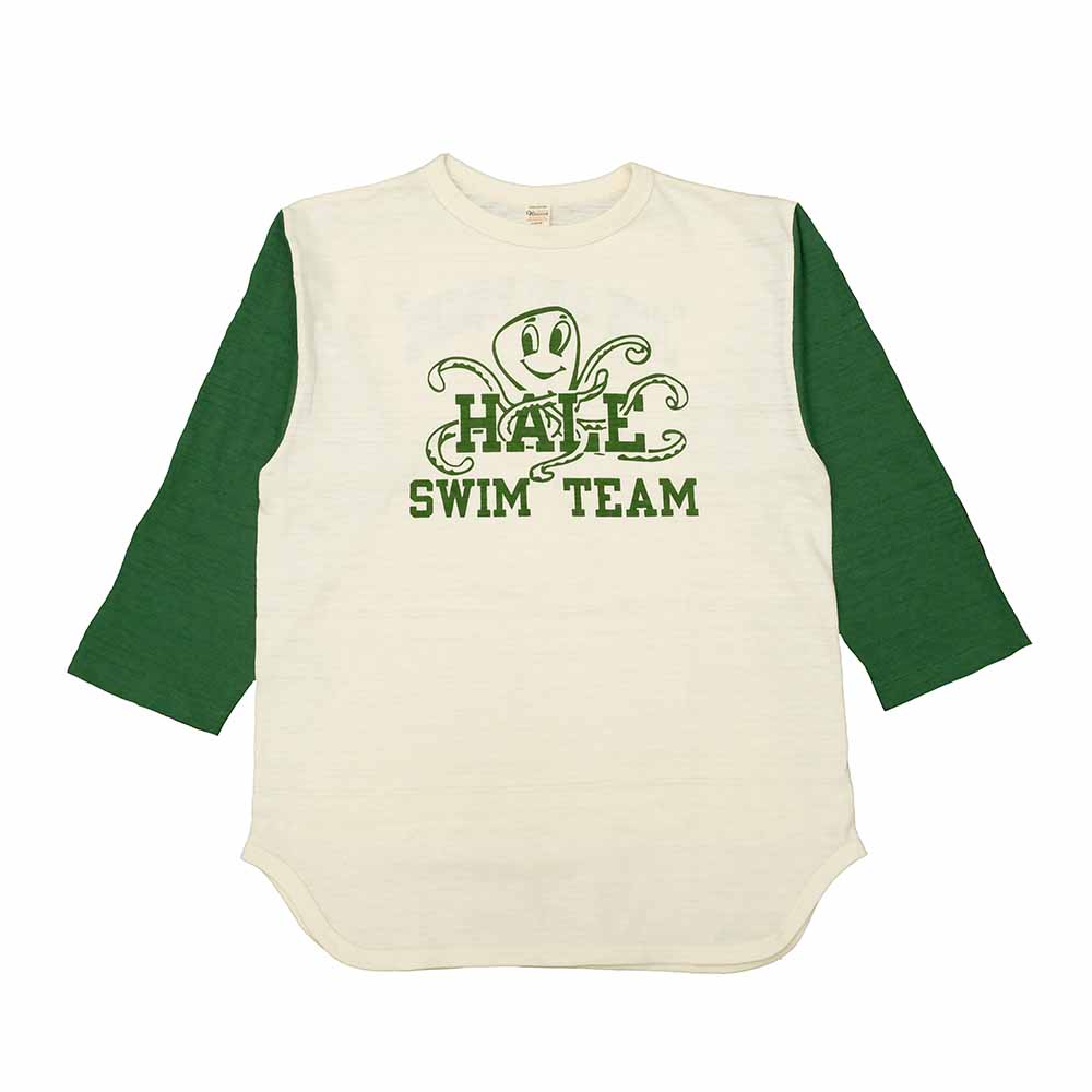 WAREHOUSE - Lot.4800 - 3/4 SLEEVE BASEBALL T-SHIRT - SWIN TEAM - 4800SWI-25