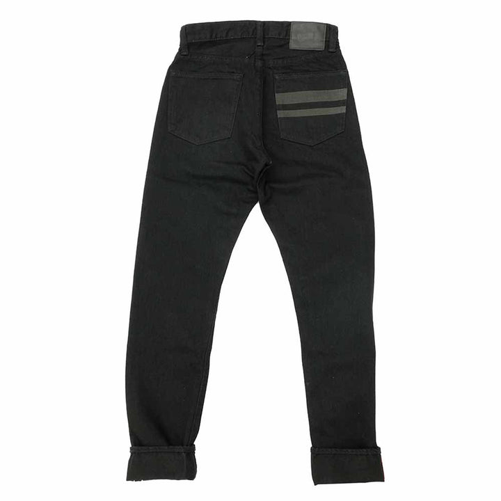 Momotaro Jeans - 15.7oz SELVEDGE BLACK DENIM NARROW TAPERED - MXJE1101