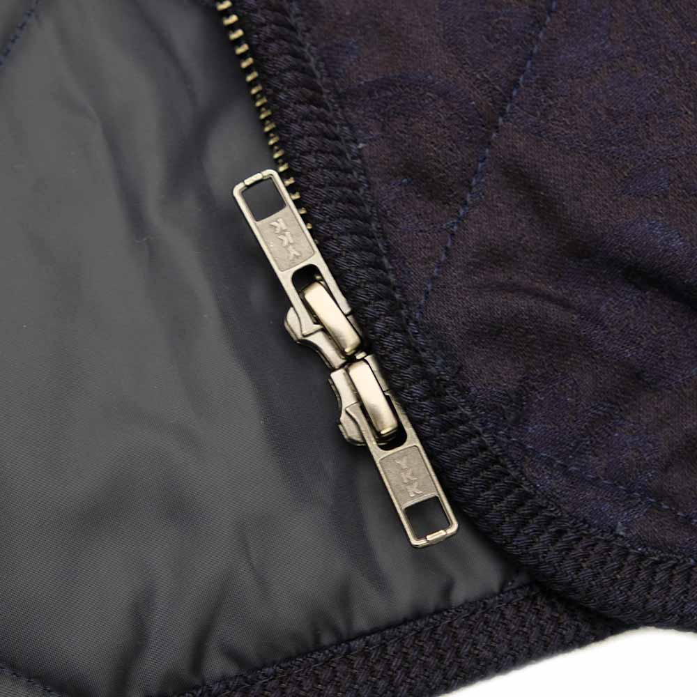 BLUE BLUE JAPAN - Indigo Tsujigahana quilted jacket - 1016647