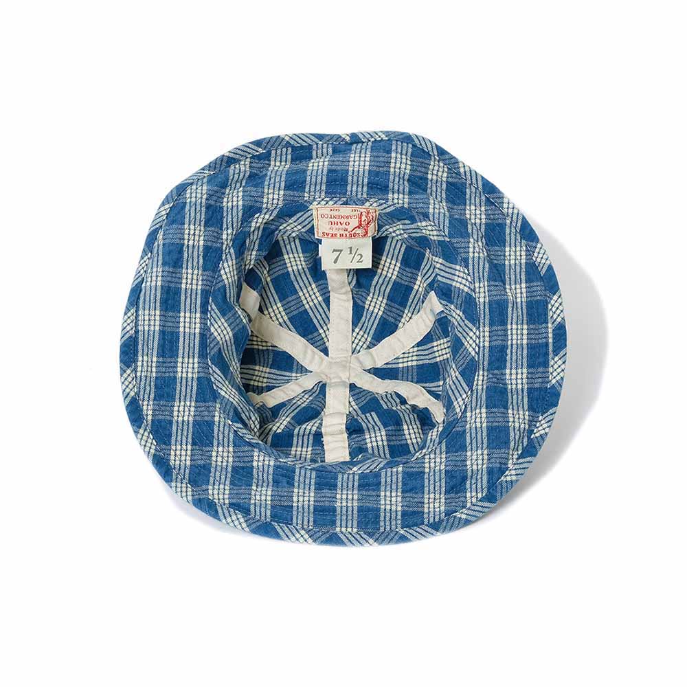 SUN SURF - OAHU GARMENT CO. - PALAKA PLAID HAT - SS02842