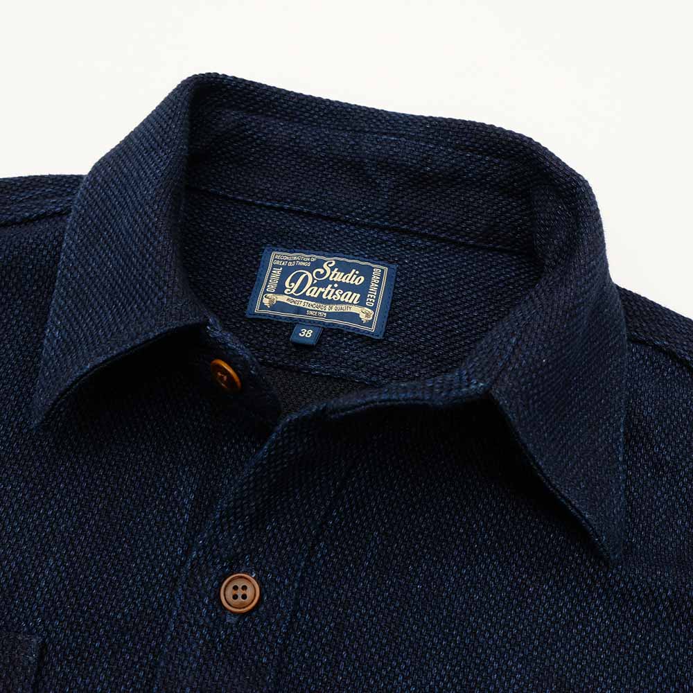 STUDIO D’ARTISAN - Heavy Weight Sashiko Shirt - 5713