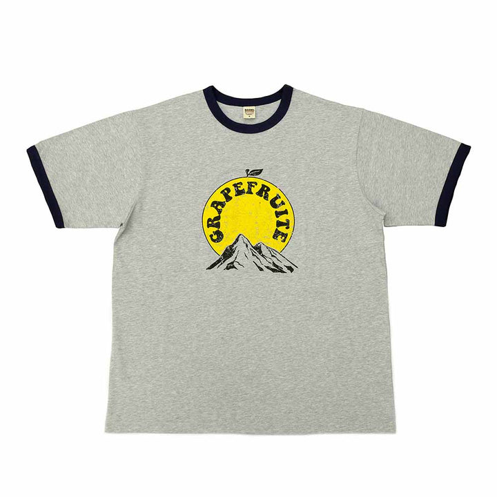 BARNS - RINGER PRINT TEE - GRAPEFRUITE - BR-25169