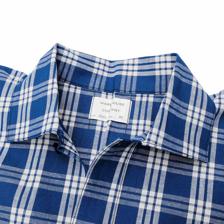 WAREHOUSE - 1900’S WHITE CHECK BLOUSE - 2231-1900-CK