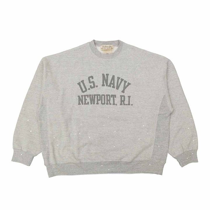 REMI RELIEF　レミレリーフ SP加工 3飛び裏毛クルー - U.S.NAVY - RN28369107