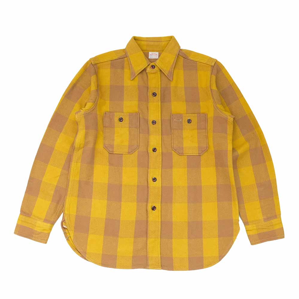WAREHOUSE - Lot.3104 FLANNEL SHIRTS - A柄 - ONE WASH - 3104A-25