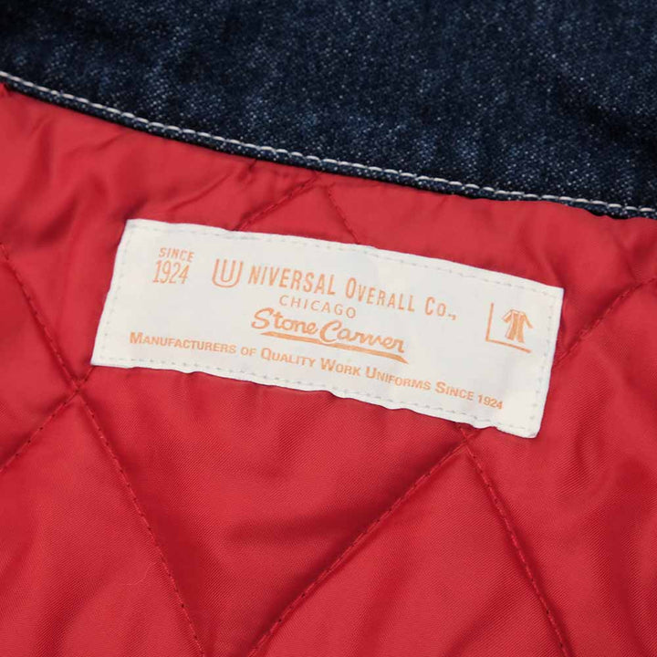 UNIVERSAL OVERALL - DENIM LINER ZIP JACKET - HT2533420