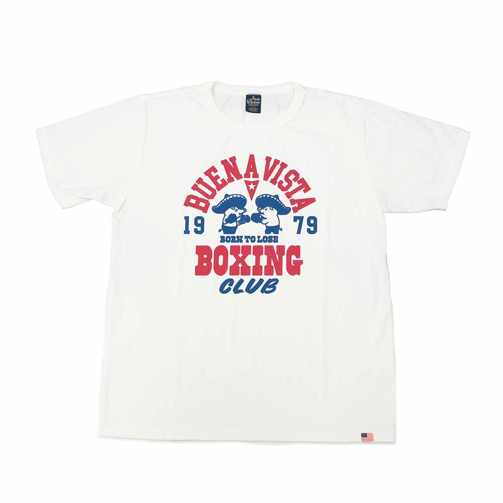 STUDIO D’ARTISAN - USA COTTON PRINT T-SHIRT - BOXING - 8166A