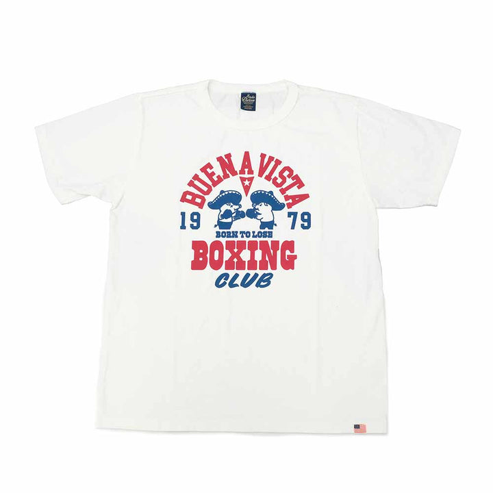STUDIO D’ARTISAN - USA COTTON PRINT T-SHIRT - BOXING - 8166A
