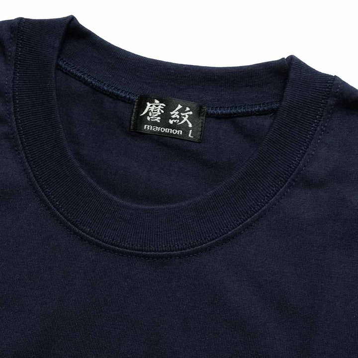 Maromon - S/S T-SHIRT - 冨士に鶴松(Mt. Fuji with cranes and pine trees) - TRMA-M