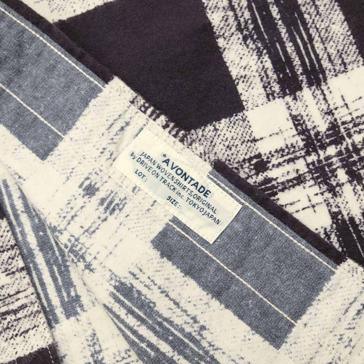 A VONTADE - Print Flannel Work Shirts L/S -VTD-0394-SH