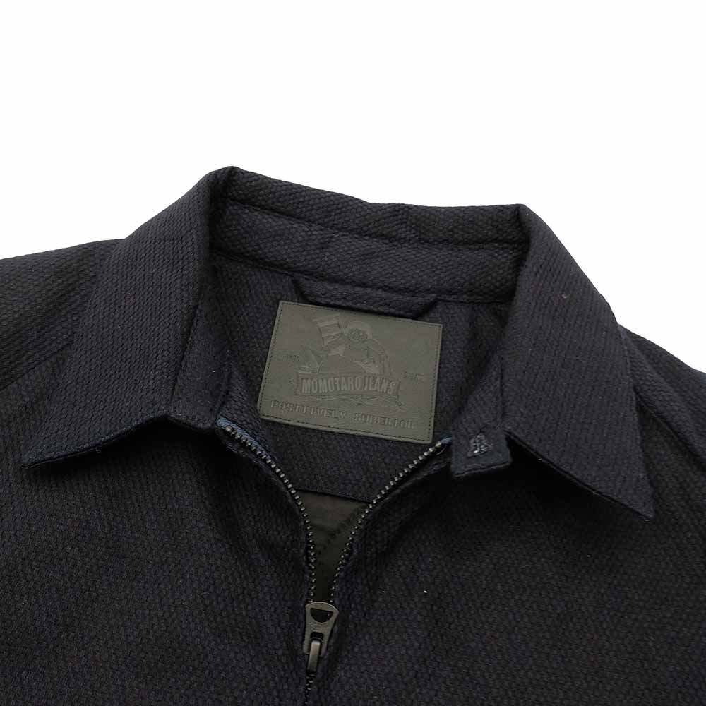 MOMOTARO JEANS - INDIGO SASHIKO WEFT WOOL JACQUARD JACKET1 - MXOT1314