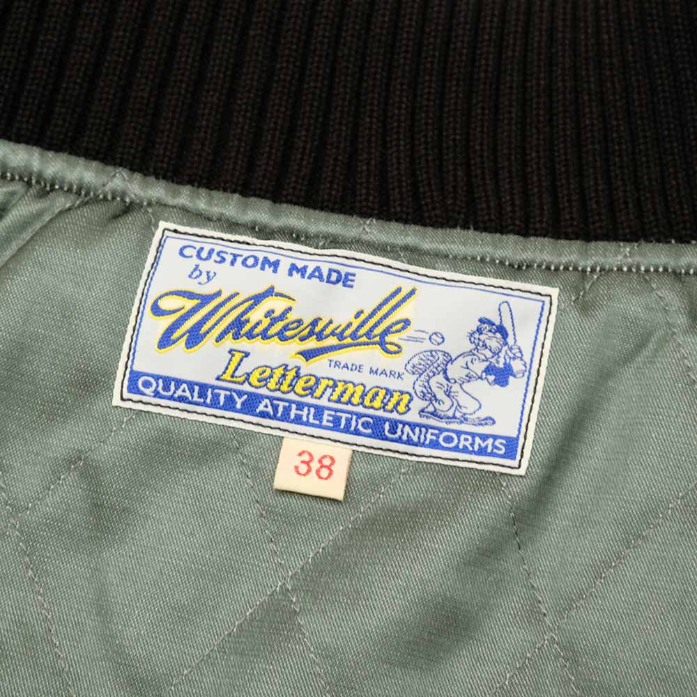 WHITESVILLE - 30oz. WOOL MELTON AWARD JACKET - POLAR BEAR - WV15784